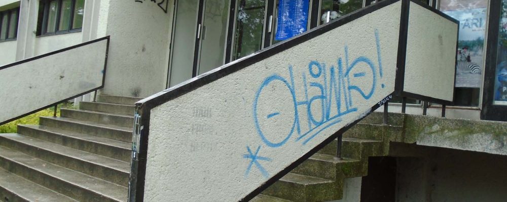 Vstup do objektu před renovací
